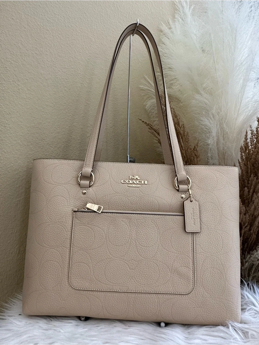 Coach Station Tote Bag In Signature Leather